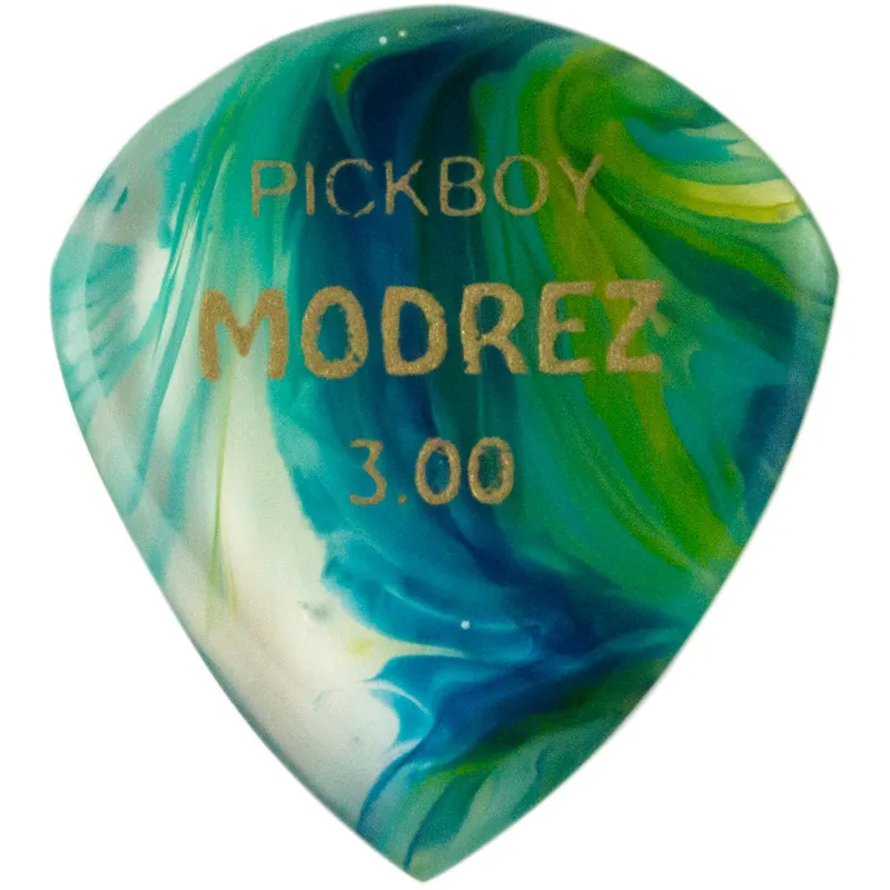 Shop Now Pickboy BMDZCLP300 MODREZ 3.00mm Resin Guitar Pick, Clear