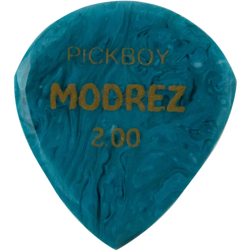 Time-Limited Pickboy BMDZTQP200 MODREZ 2.00mm Resin Guitar Pick, Turquoise