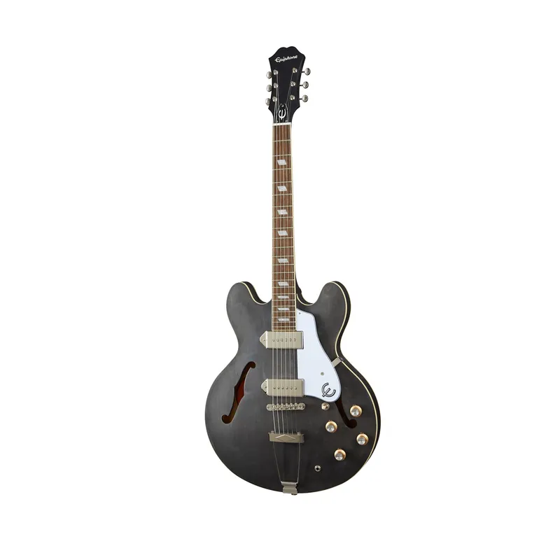 Discount Epiphone Casino Worn Archtop Hollow-Body Guitar, Indian Laurel Fretboard, Worn Ebony