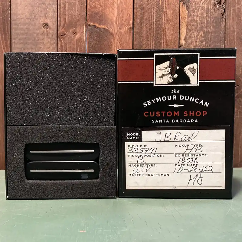 Order Now Seymour Duncan Custom Shop JB Rail Humbucker Guitar Pickup, Black