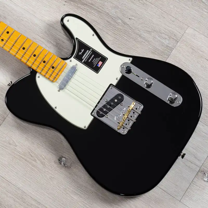 Fender American Professional II Telecaster Guitar, Maple Fretboard,Black Buy Today
