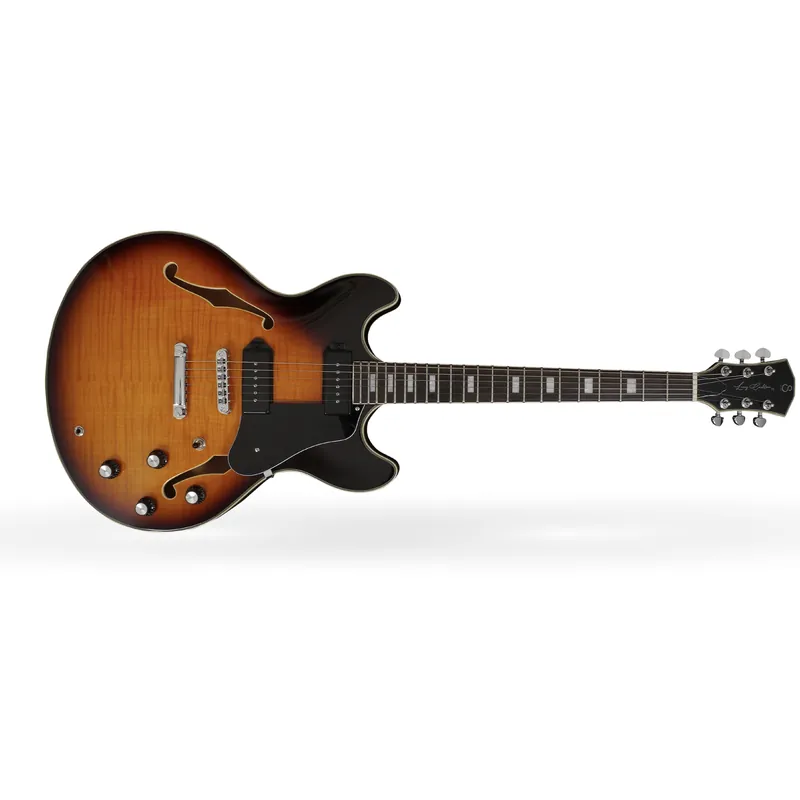 Free Delivery Sire Larry Carlton H7V Semi-Hollow Electric Guitar, Ebony Fretboard, Vintage Sunburst