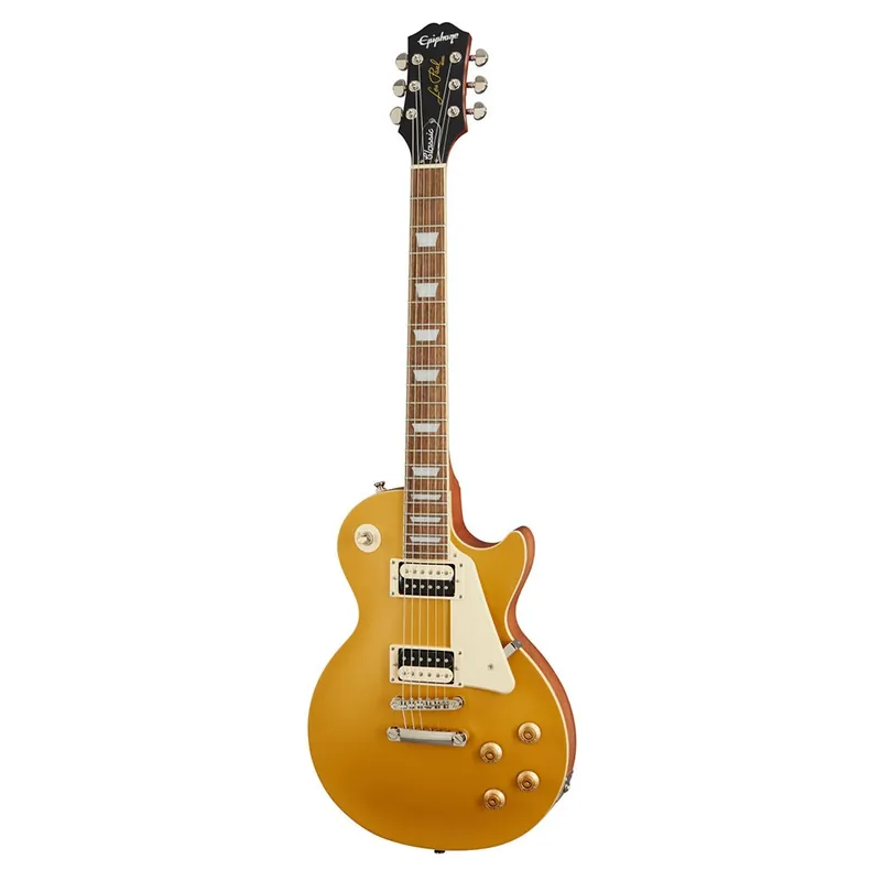 Epiphone Les Paul Classic Worn Guitar, Indian Laurel Fretboard, Worn Metallic Gold Weekend Sale