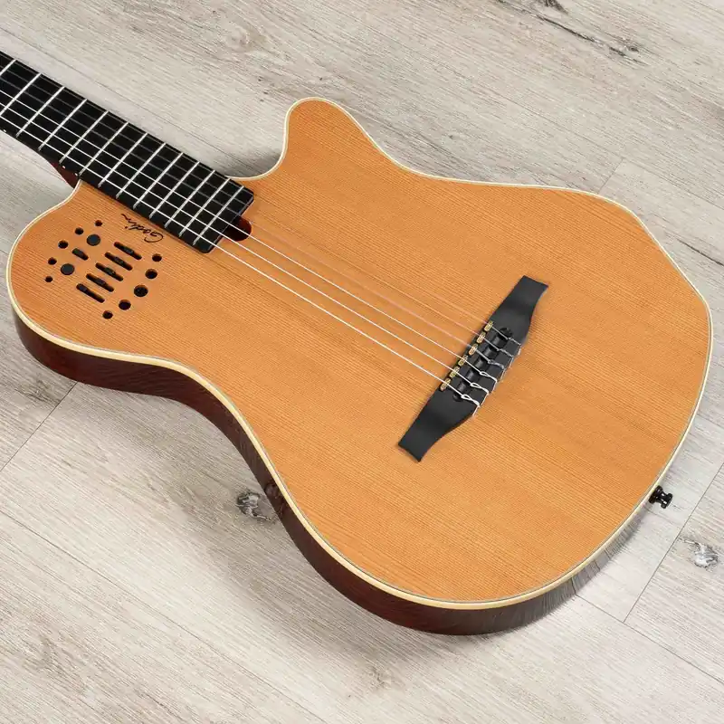 Godin 012817 Multiac Grand Concert SA Natural HG Electric Acoustic Nylon String Guitar Modern