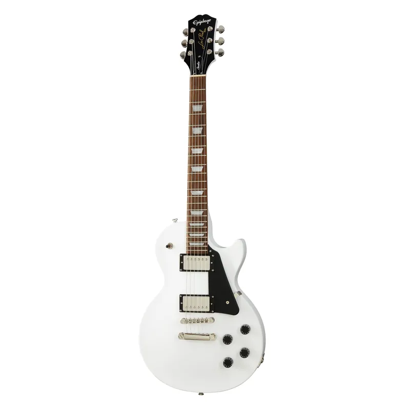 Epiphone Les Paul Studio Guitar, Indian Laurel Fretboard, Alpine White Limited Offer