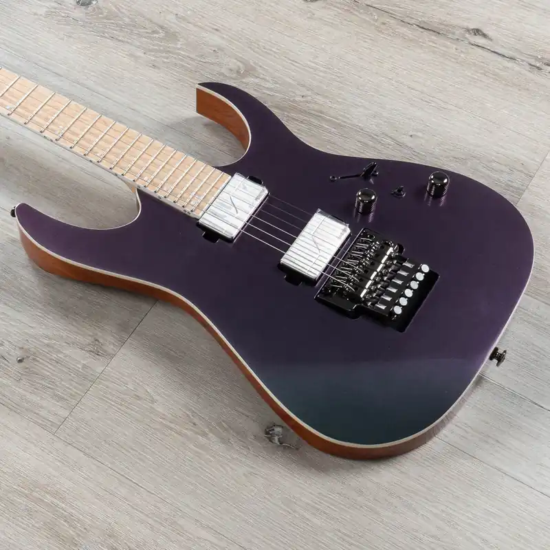 Instant Buy Ibanez RG5120M Prestige RG Guitar, Fishman Fluence Pickup, Polar Light