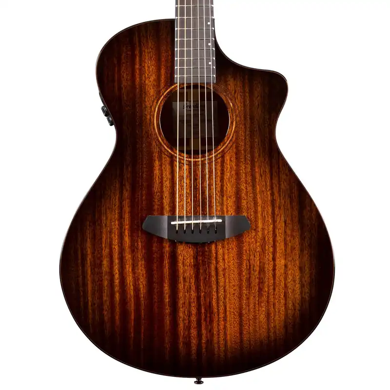 Hassle-Free Returns Breedlove Wildwood Pro Concert CE Acoustic Electric Guitar, Suede