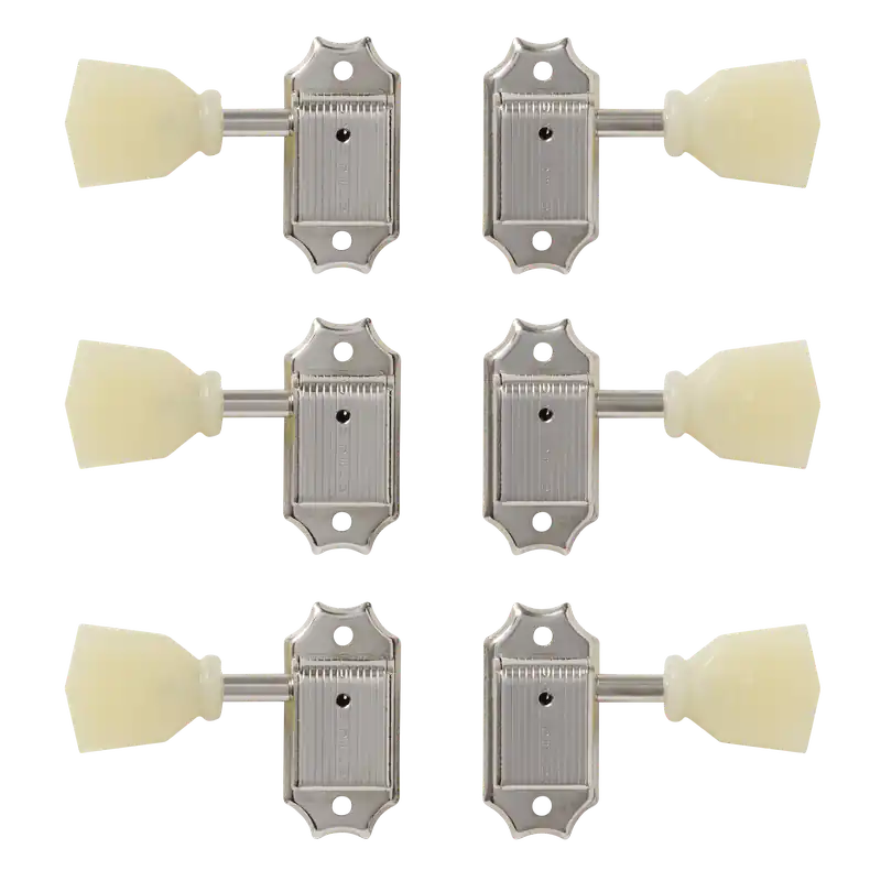 Gibson Guitars PMMH-040 Deluxe Reissue-Style Tuner Machine Head Set, Nickel Latest