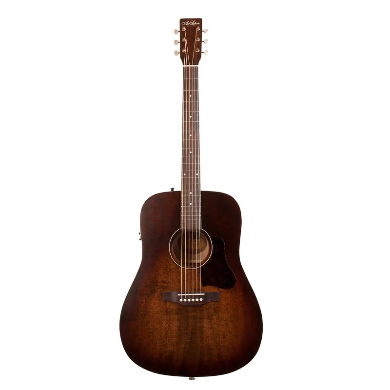 Professional Grade Art & Lutherie 051694 Americana Bourbon Burst Presys II Acoustic Electric Guitar