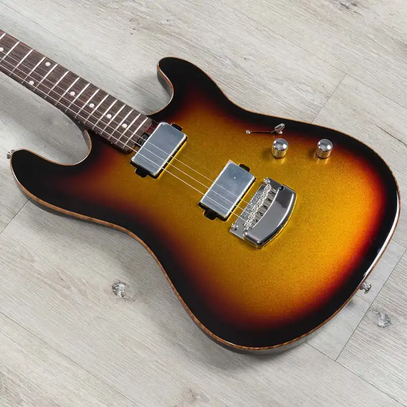 Ernie Ball Music Man Sabre HT Guitar, Rosewood Fretboard, Showtime Sunburst Time-Limited