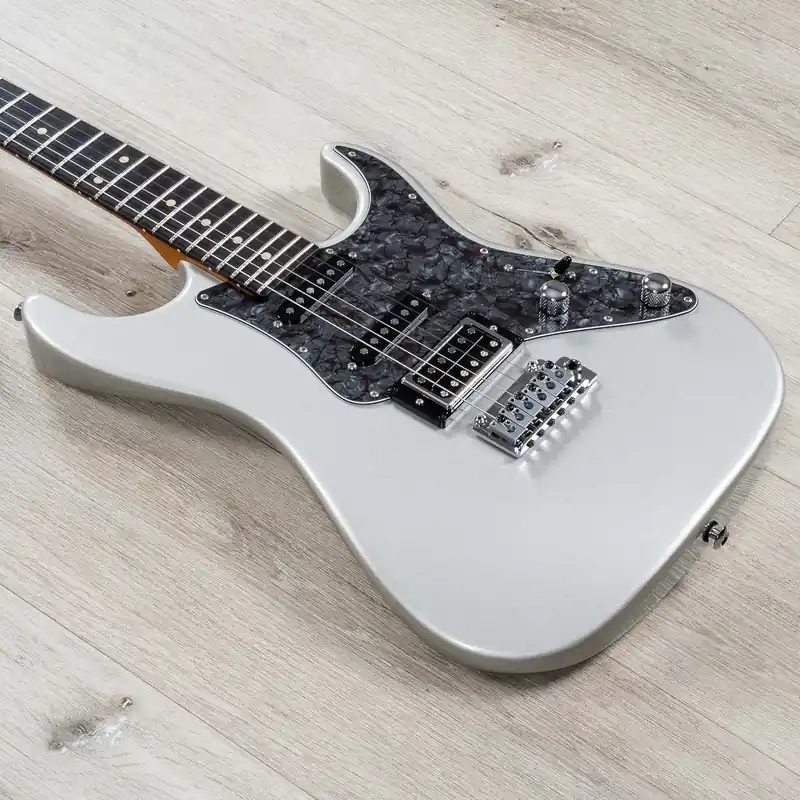 Suhr Pete Thorn Signature Standard HSS Guitar, Ebony Fretboard, Inca Silver Trending