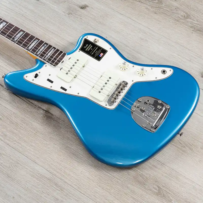 Fender American Vintage II 1966 Jazzmaster Guitar, Rosewood Fretboard, Lake Placid Blue Exclusive