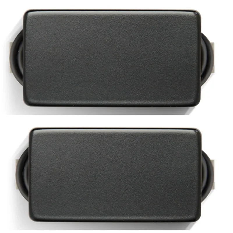 Last Chance Bare Knuckle Unity Humbucker 6-String Guitar Pickup Set, Black No-Holes Covers