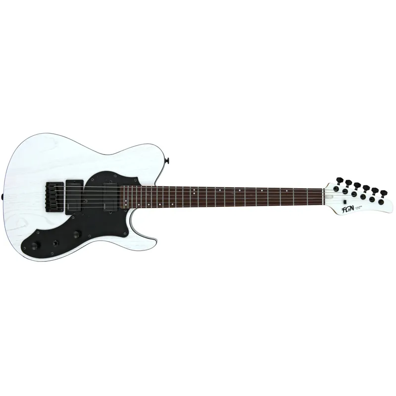 Popular FGN Fujigen JIL2ASHDE664R Iliad Series Guitar, Fishman Fluence Pickups, Open Pore White