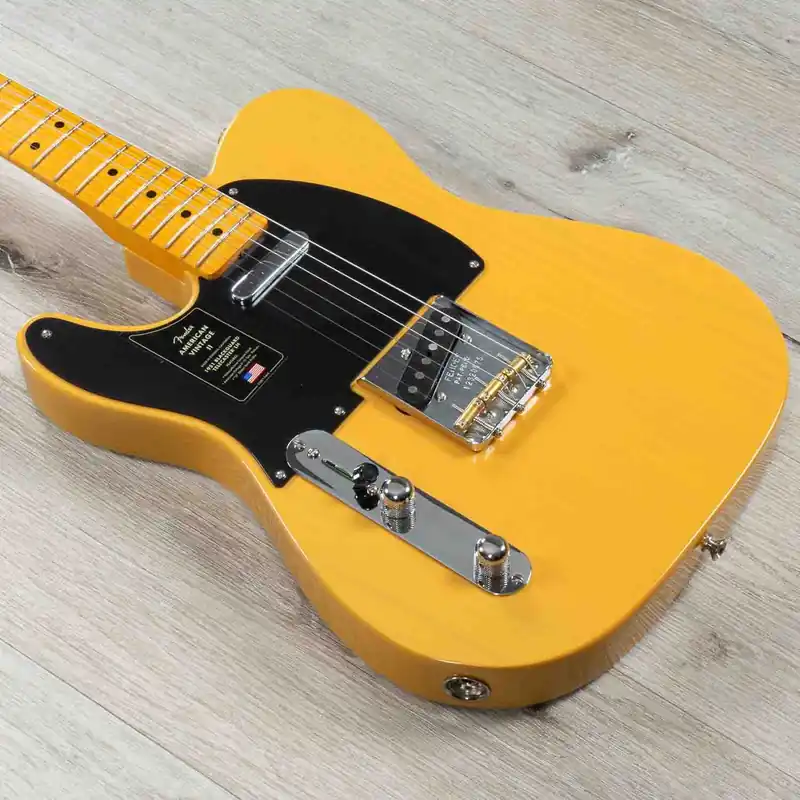 Bulk Order Fender American Vintage II 1951 Telecaster Left-Hand Guitar, Maple Fretboard, Butterscotch Blonde