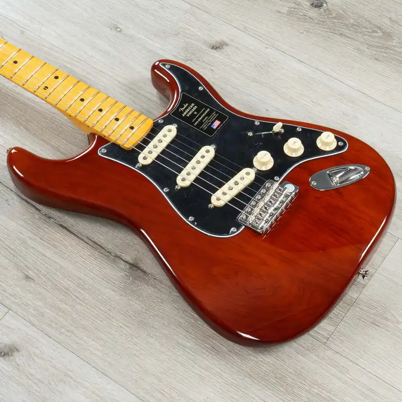 Trusted Brand Fender American Vintage II 1973 Stratocaster Guitar, Maple Fretboard, Mocha