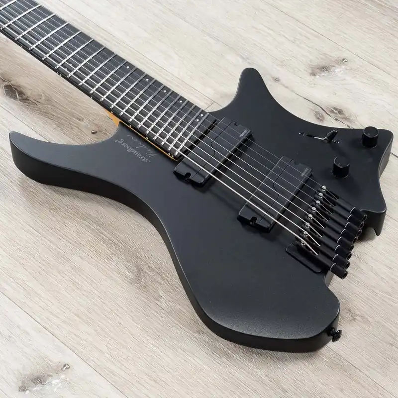 Strandberg Boden Metal NX 8 Multi-Scale Headless 8-String Guitar,Black Granite Best Choice