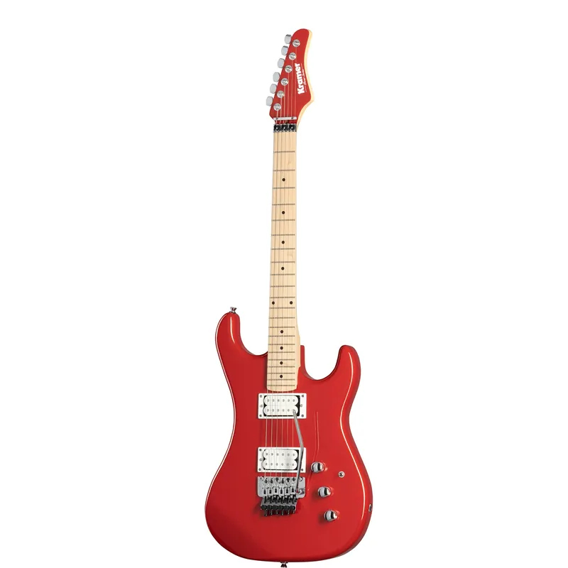 Big Sale Kramer KPCSRMCF1 Pacer Classic Guitar, Maple Fretboard, Scarlet Red Metallic