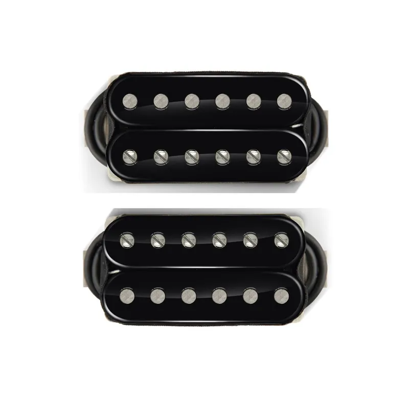 Free Shipping Bare Knuckle Nailbomb 6-String Guitar Pickup Set, Open Covers w/ Nickel Screws