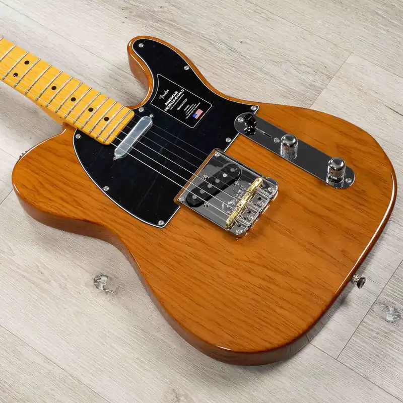 Fender American Professional II Telecaster Guitar, Maple Fretboard Roasted Pine Limited Edition