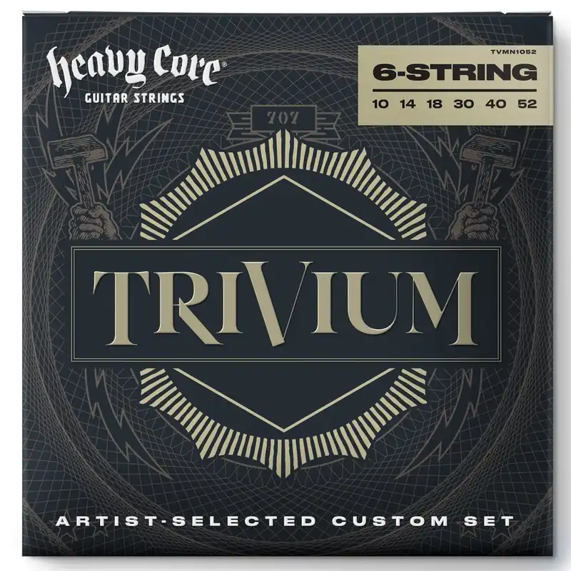 One Day Deal Dunlop TVMN1052 Trivium String Lab Series Guitar Strings, 10-52