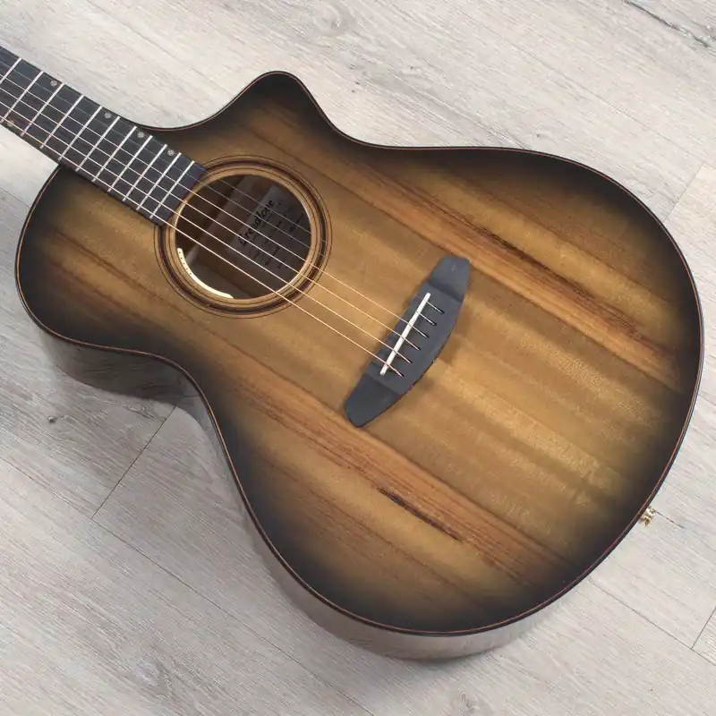Breedlove Oregon Concert Harvest CE Acoustic Electric Guitar, All Myrtlewood Body Worldwide Shipping