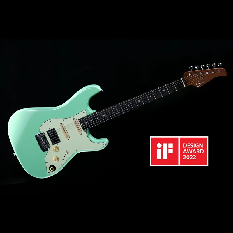 Mooer GTRS S800 Intelligent Guitar, Rosewood Fretboard, Standard Green Premium