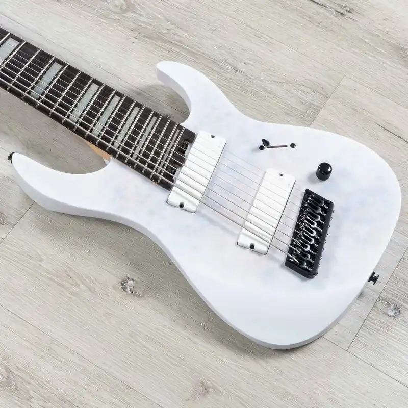 Buy Direct Legator LM-9 Lucas Mann Signature 9-String Guitar, Ebony Fretboard, Trans White