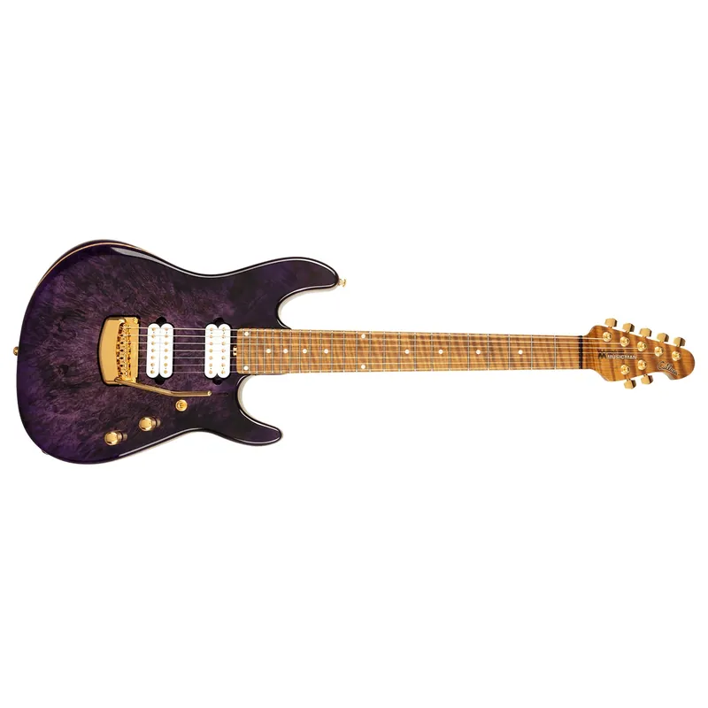 Direct From Factory Ernie Ball Music Man Jason Richardson 7-String Cutlass Guitar, Majora Purple