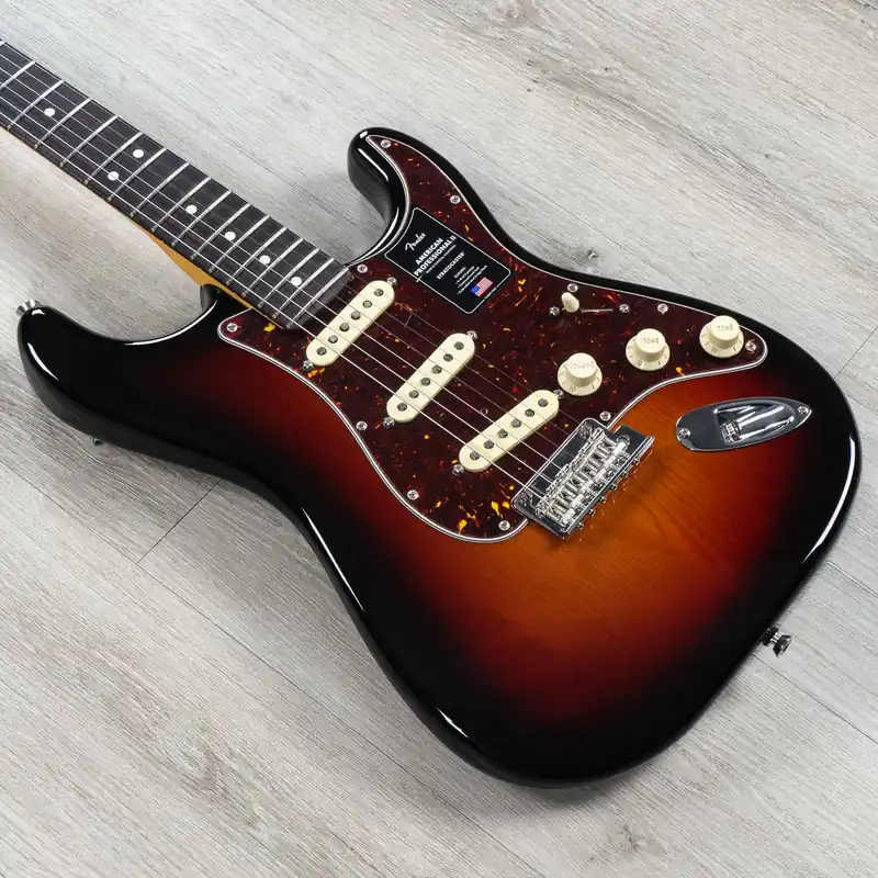 Free Shipping Fender American Professional II Stratocaster Guitar Rosewood Fretboard, 3-Color Sunburst