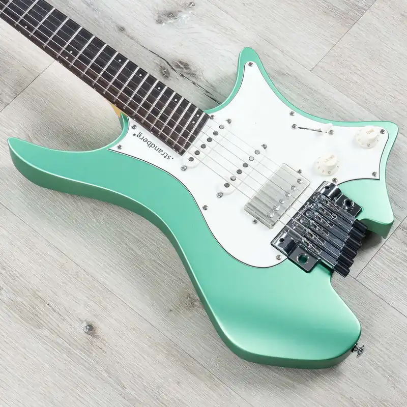 Fan Favorite Strandberg Boden Classic NX 6 Headless Multi-Scale Electric Guitar, Viridian Green