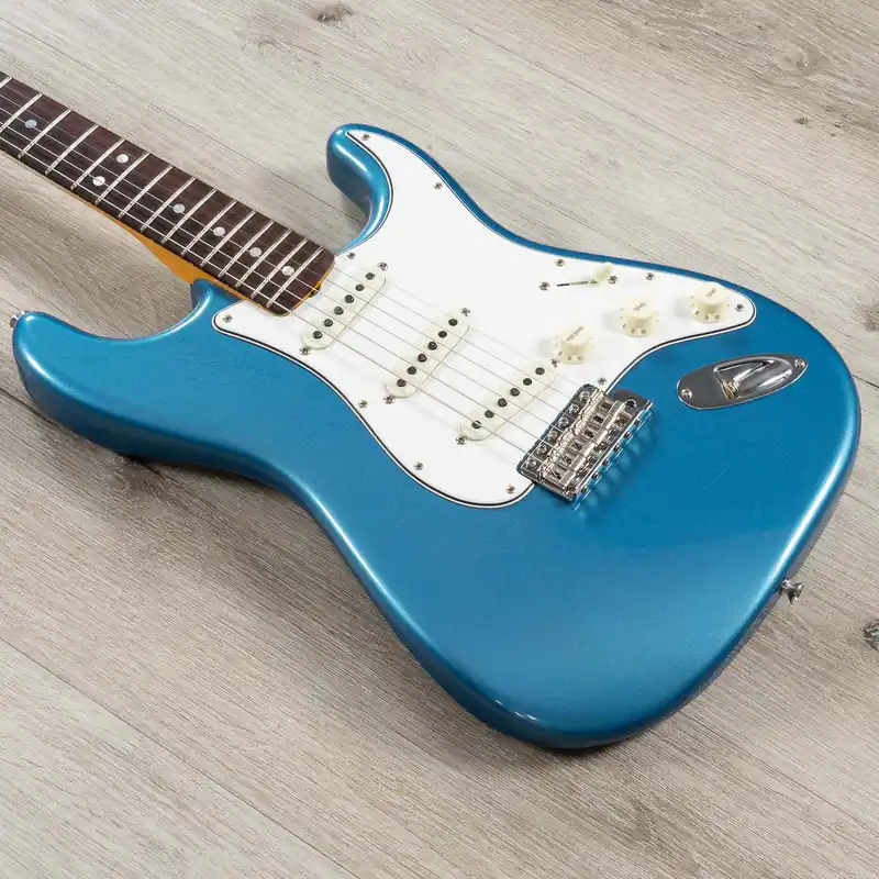 Trusted Brand Fender Custom Shop '66 Strat Deluxe Closet Classic Guitar, Rosewood Fretboard, Aged Lake Placid Blue