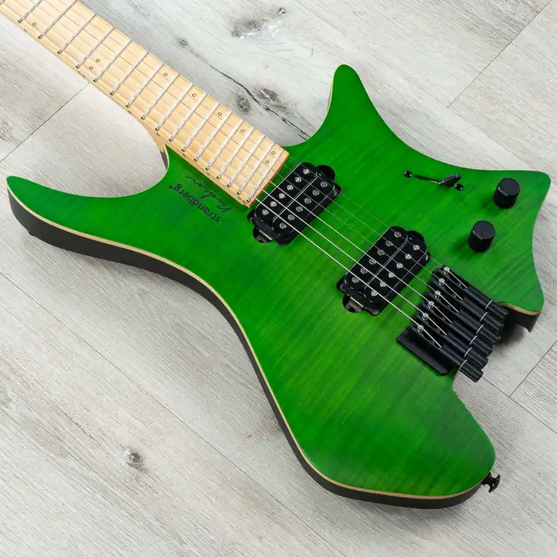 Strandberg Boden Standard NX 6 Headless Multi-Scale Guitar, Quartersawn Maple Neck, Green Direct From Factory