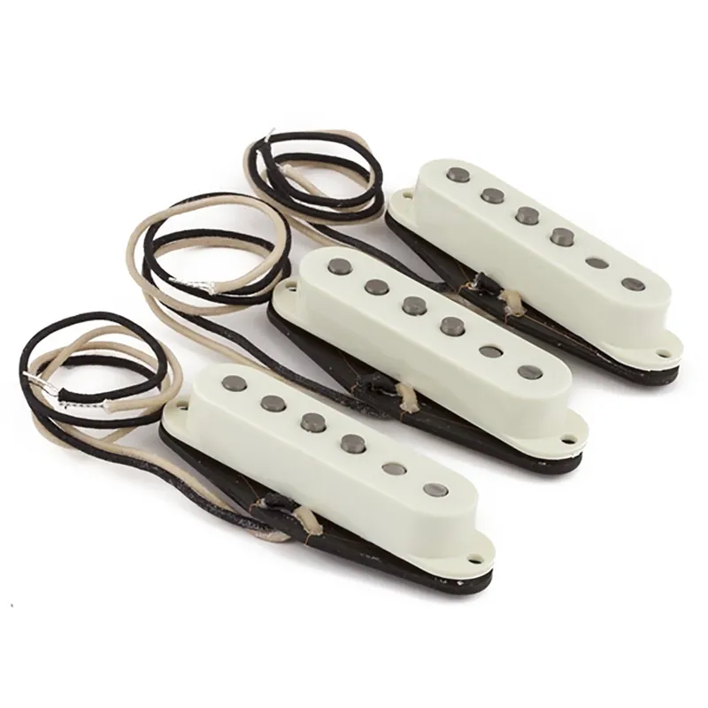 Factory Price Fender 0992236000 Pure Vintage '59 Strat Guitar Pickup Set, Vintage White