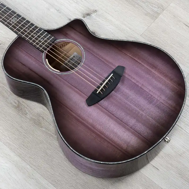 Wholesale Breedlove Oregon Concert CE Acoustic Electric Guitar, Limited Edition Blackberry