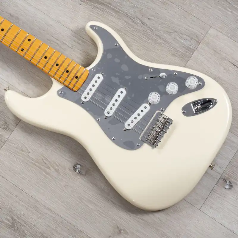 Direct From Factory Fender Nile Rodgers Hitmaker Stratocaster Guitar, Maple Fretboard, Olympic White