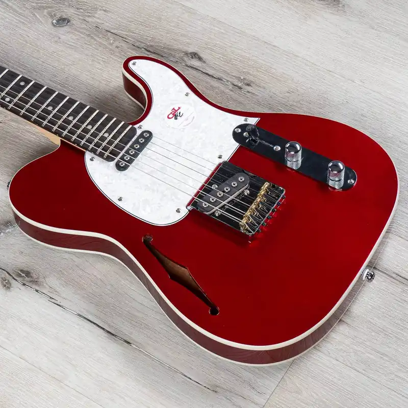 G&L Tribute Limited Edition ASAT Classic Semi-Hollow Guitar, Candy Apple Red Super Sale