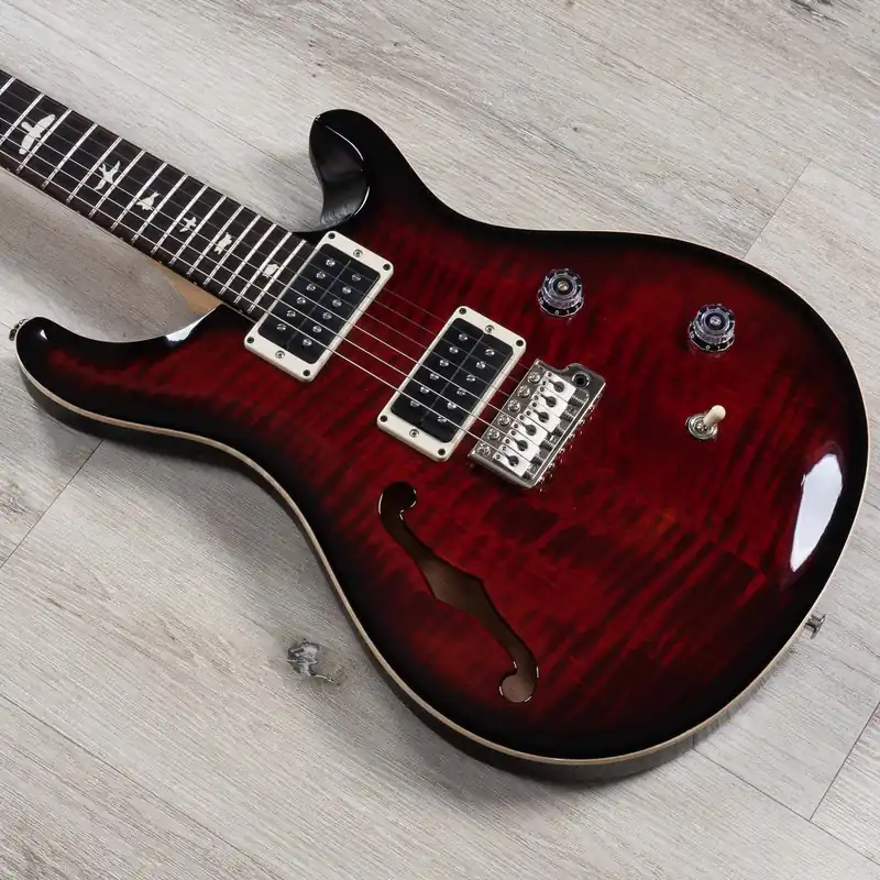 PRS Paul Reed Smith CE 24 Semi-Hollow Guitar, Fire Red Burst 2022 Weekend Sale