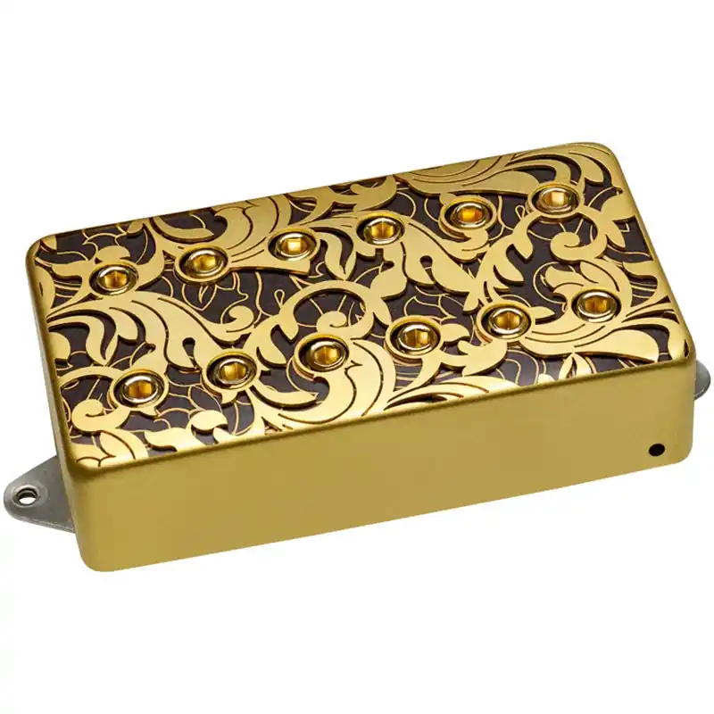 Editor’s Pick DiMarzio DP287FSGBK Steve Vai UtoPIA Neck Guitar Pickup, F-Spaced, Gold/Black