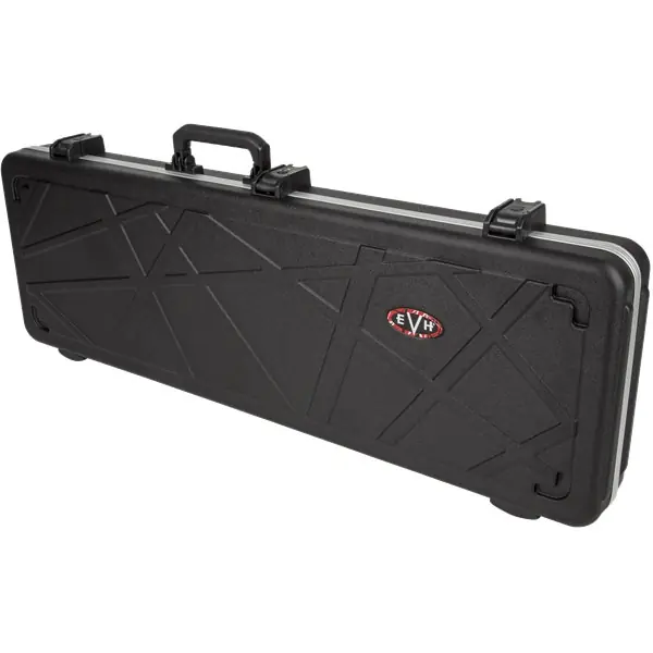 Special Discount EVH Stripe Series Hardshell Guitar Case, Black w/ Red Plush Molded Interior