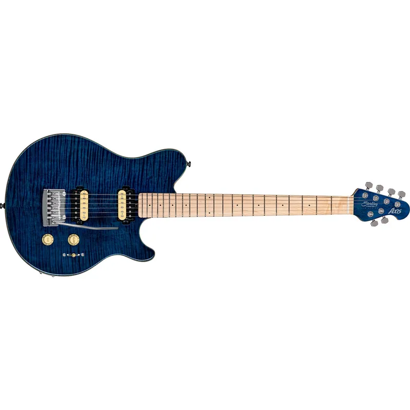 Wholesale Sterling by Music Man AX3FM Axis Guitar, Maple Fretboard, Neptune Blue
