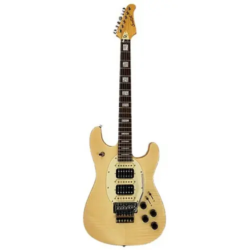 Sawtooth ES Hybrid ST-ES-HYBRID-NFM Guitar, Sandal Wood Fretboard, Natural Flame Maple Special Discount