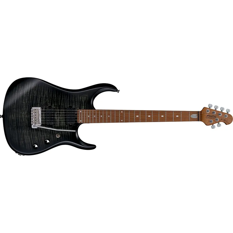 Sterling by Music Man John Petrucci JP150 Guitar, Roasted Maple Fretboard, Trans Black Satin Last Chance