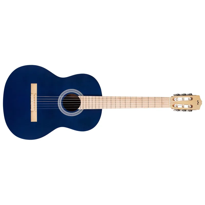 Cordoba Protege Series 02503 C1 Matiz Nylon Classical Acoustic Guitar w/ Gig Bag, Spruce Top, Classic Blue Top Pick