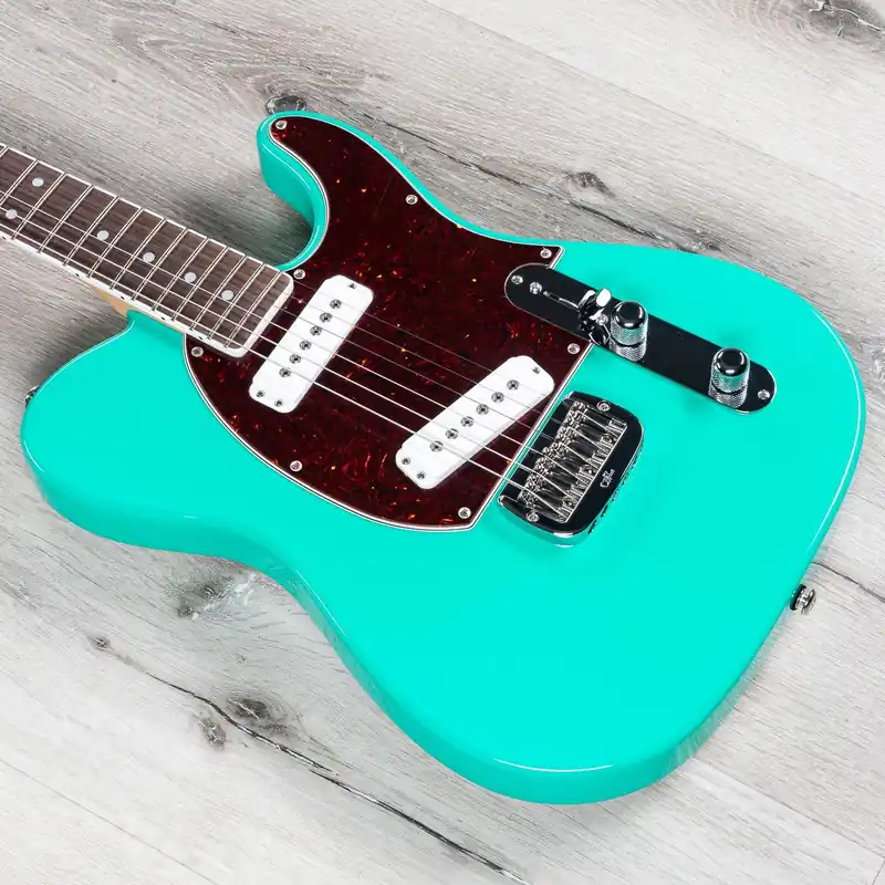Express Delivery G&L USA ASAT Special Guitar, Rosewood Fretboard, Maple Neck, Belair Green