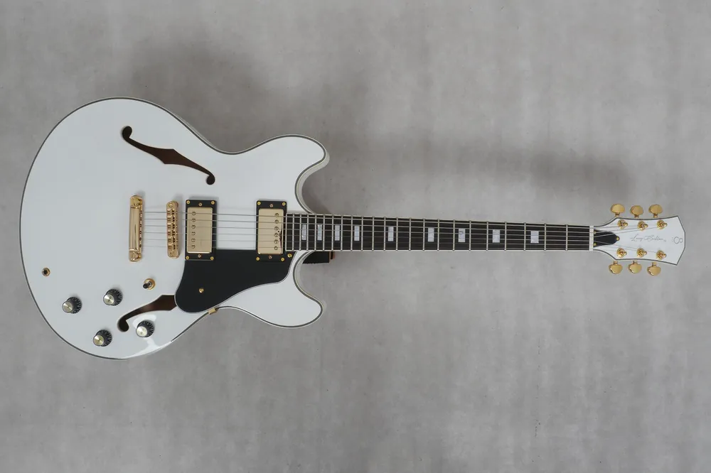 Flash Sale Sire Larry Carlton H7 Guitar, Ebony Fretboard, Flame Maple Top, White