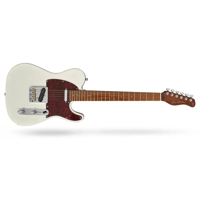 Clearance Sire Larry Carlton T7 Guitar, Roasted Maple Fretboard, Antique White