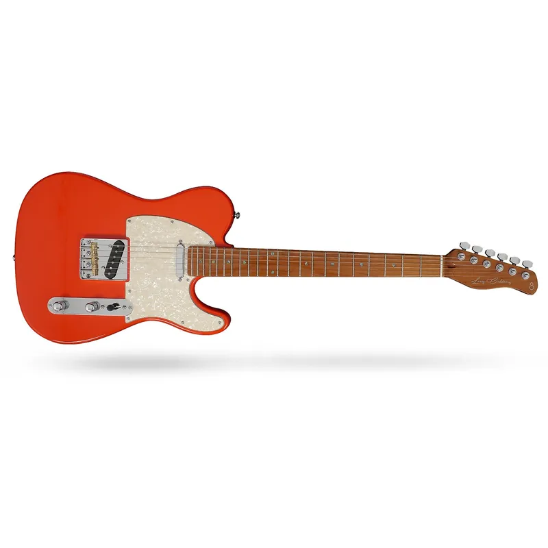 Same Day Shipping Sire Larry Carlton T7 Guitar, Roasted Maple Fretboard, Fiesta Red