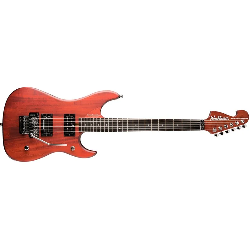 Washburn N24 Nuno Vintage Padauk Guitar, Rosewood Fretboard, Matte Finish Professional Grade
