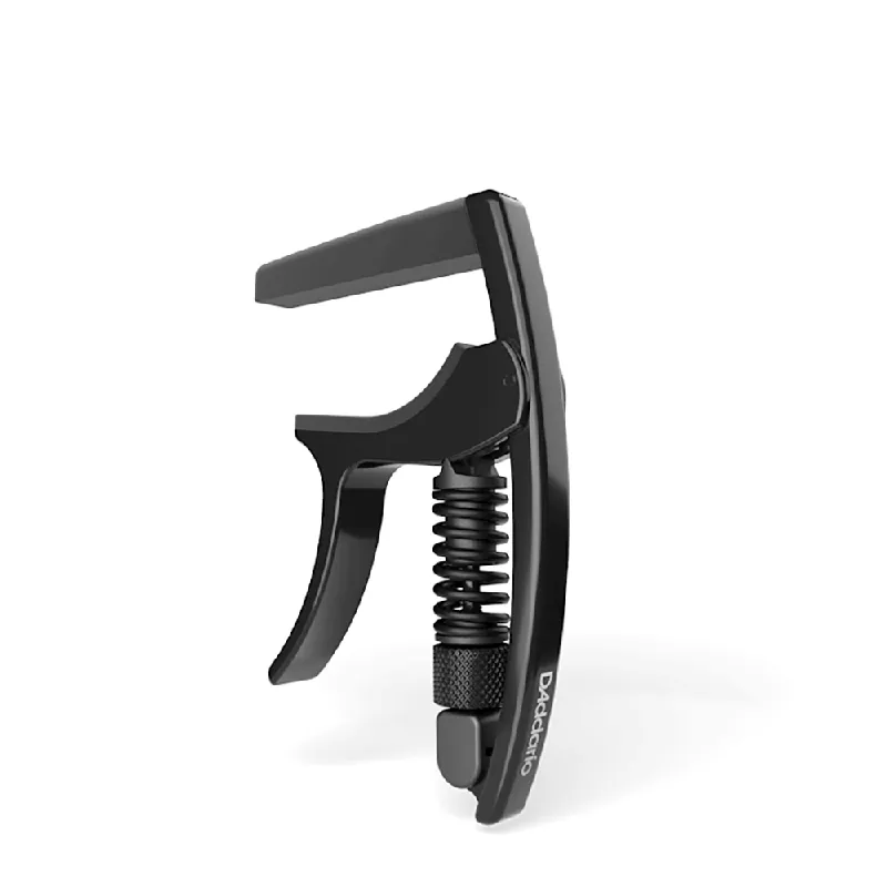 D'Addario Planet Waves PW-CP-20 Tri-Action Ukulele Capo, Adjustable Tension, Black Final Sale